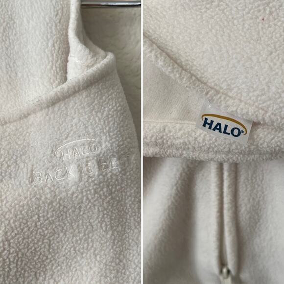 Halo Micro-Fleece SleepSack Swaddle cream ivory off-white - Picture 5 of 6